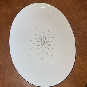 - Vintage Petite Bouques by JAPAN  Oval serving platter